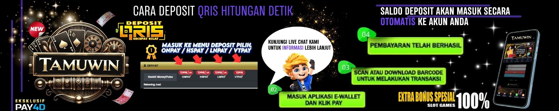 deposit qris Tamuwin Official